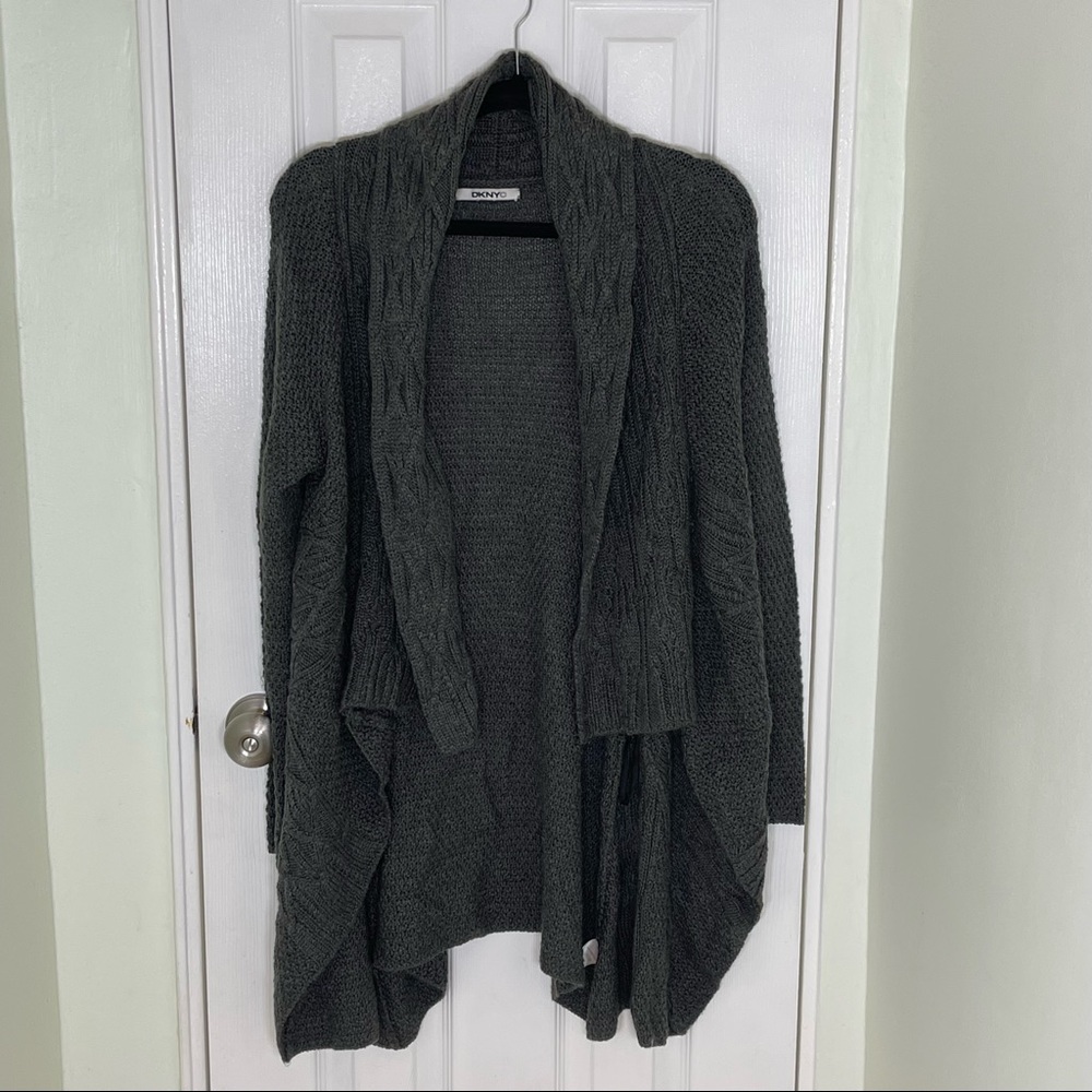 DKNY Long Knitted Cardigan Size S/M